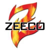 IVM logo with fiery ZEECCO branding, emphasizing gaming and technology.